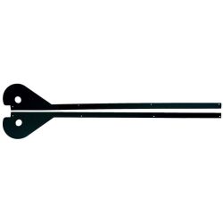 Black Tear Drop Button Guard Side Rail Set For Stern